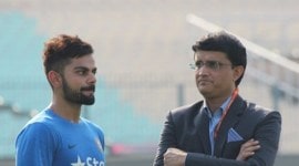 sourav ganguly with kohli
