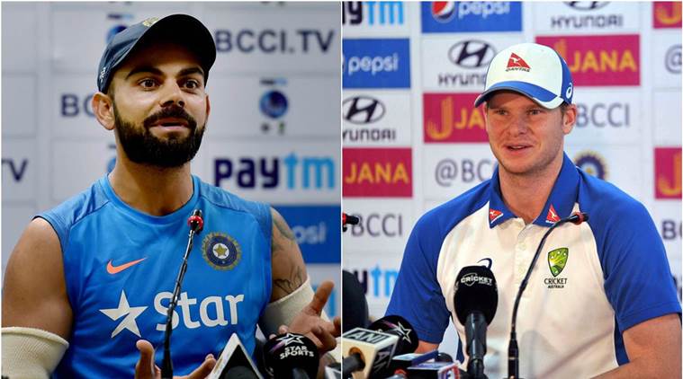india vs australia 3rd test, ind vs aus 3rd test, virat kohli steve smith, virat kohlio, steve smith, kohli, smith. kohli smoith, india vs australia ranchi, ind vs aus ranchi, india vs australia referee, Richie Richardson, cricket news, cricket