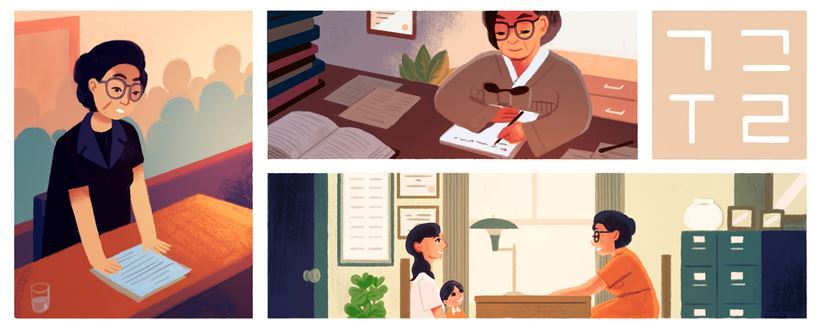 google, google doodle, doodle, womens day, international womens day, womens day doodle, Rukmini Devi Arundale, who is Rukmini Devi Arundale, google doodle today, Frida Kahlo, who is Frida Kahlo, indian express, indian express news