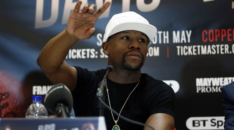 Conor McGregor, Floyd Mayweather, Conor McGregor vs Floyd Mayweather, McGregor-Mayweather fight, Conor McGregor challenge to Mayweather, sports news, indian express news