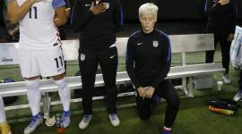 US soccer's board, Megan Rapinoe, Megan Rapinoe kneeled in support of Colin Kaepernick, 2017 policy repealed, national anthem rule
