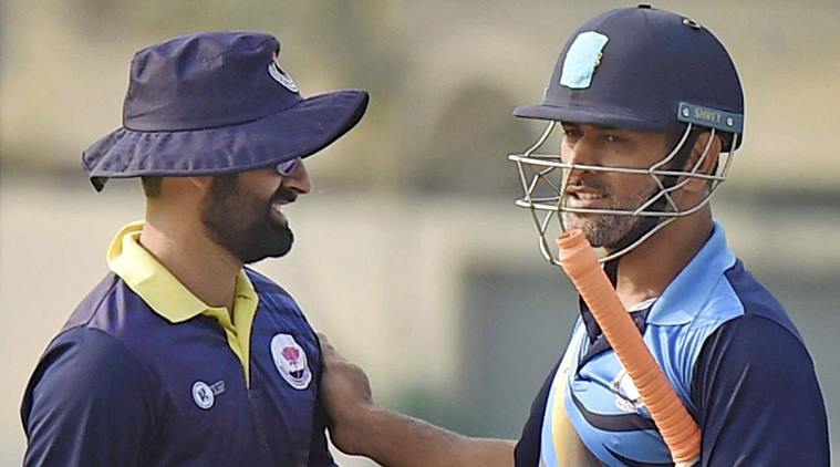 MS Dhoni, Dhoni, Jharkhand vs Jammu and kashmir, J & K vs Jharkhand, Vijay Hazare Trophy, Vijay hazare Trophy Jharkhand vs J&K, Cricket news, Cricket
