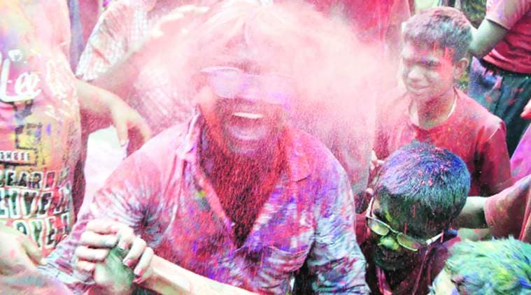 holi celebration in resort near mumbai