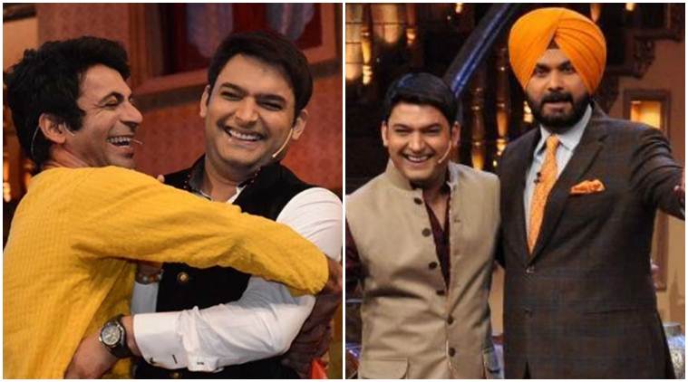 Navjot Singh Sidhu, Kapil Sharma, Sunil Grover