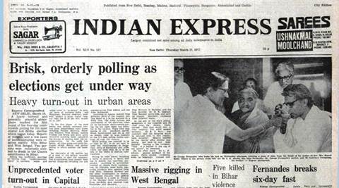 March 17, 1977, Forty Years Ago: Nation Votes | The Indian Express