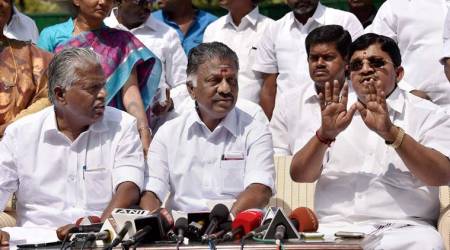 O Panneerselvam, OPS Election Commission, AIADMK symbol, Panneerselvam AIADMK Symbol, E Palanisamy AIADMK, Two leaf symbol AIADMK, RK Nagar bypolls, OPS candidate RK Nagar, Sasikala Natarajan, Panneerselvam Sasikala, India news