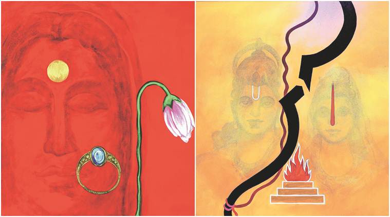 Bharat Tripathi, Bharat Tripathi paintings, mythology paintings, Ramayana paintings, painting exhibition, lifestyle news, arts and culture, latest news, indian express
