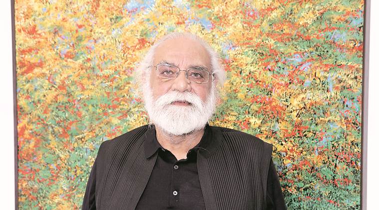 paramjit singh, artist, painter, art exhibition, imagination, paramjit singh's paintings, art and culture, indian express