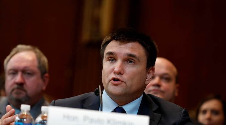 Ukraine, US senate, US sanctions, Ukraine's foreign minister, Pavlo klimkin, Sanctions against Russia, US-Russia, Ukraine-Russia, world news, indian express news