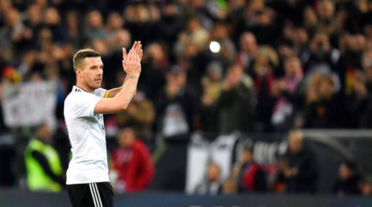 Lukas Podolski, germany england friendly match, Lukas Podolski farewell match, Lukas Podolski germany, germany vs england, football news, football, sports, sports news