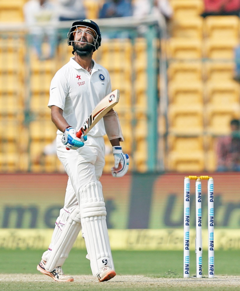 India vs Australia photos, ind vs Aus photo, india vs Australia 2017, India vs Australia second Test, Ravindra Jadeja, Jadeja, KL Rahul, Rahul, pujara, Cheteshwar pujara, Rahane, Kohli, Virat Kohli, Hazlewood, Cricket news, Cricket photos, Cricket