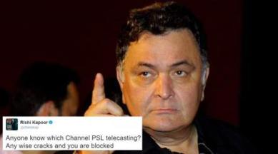 rishi kapoor, rishi kapoor twitter, psl, rishi kapoor tweets, rishi kapoor pakistan super league, rishi kapoor psl tweets, psl updates, rishi kapoor on twitter, rishi kapoor angry twitter, indian express, indian express news