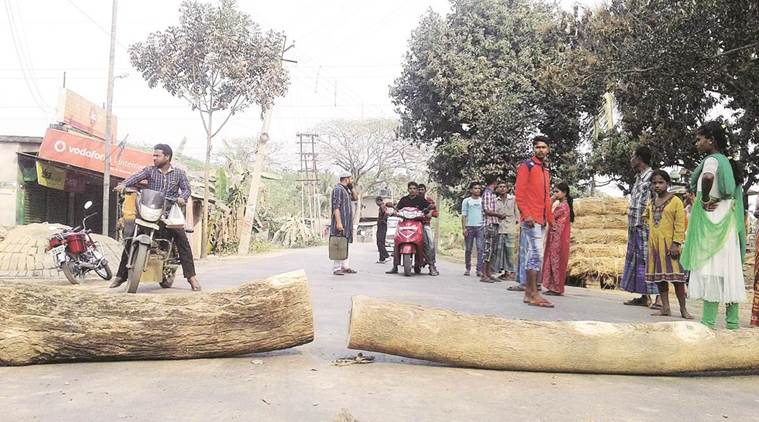 bhangar, bhangar violence, bhangar west bengal violence, bhangar blockade, bhangar kolkata, tmc, south 24 parganas, west bengal news