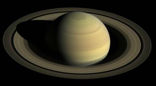 Saturn in opposition to Earth at 11.30 am today