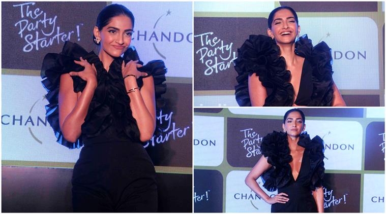 Sonam Kapoor's bold black jumpsuit that created all the controversy |  Fashion News - The Indian Express