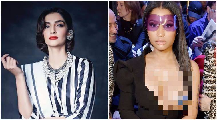 Sonam kapoor, sonam kapoor nicki minaj, nicki minaj outfit paris fashion week, sonam kapoor about nicki minaj outfit, sonam kapoor about nicki minaj revealing outfit, sonam kapoor daring outfit, sonam kapoor fashion, sonam kapoor fashion outfit,