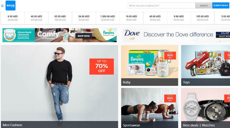 Amazon.com Inc, Dubai based online retailer, Souq.com, Emaar Malls PJSC, Amazon of the Middle East, Flipkart Online services, e-commerce, online shopping, Amazon's largest acquisitions, Technology, Technology news