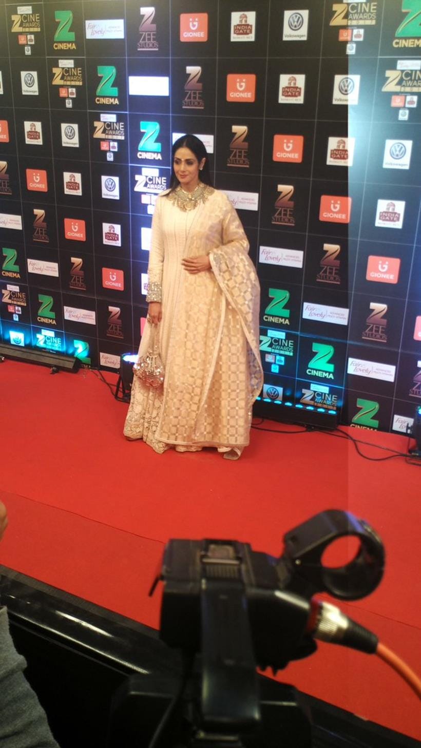 zee cine awards, sridevi