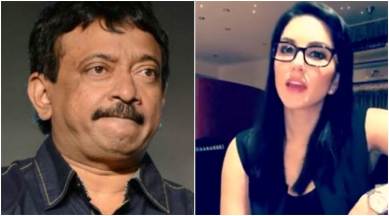 Xxx Soni Leon In - Sunny Leone reacts to Ram Gopal Varma's tweet: Choose your words wisely,  watch video | Entertainment News,The Indian Express