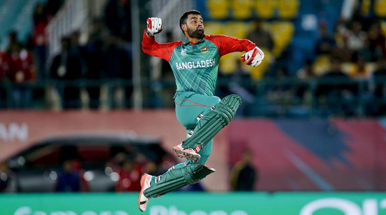 Bangladesh vs Sri Lanka, Bangladesh win over Sri Lanka, Tamim Iqbal century, Tamim Iqbal's knock, BANvsSL, ICC, cricket news, Dambulla ODI, Bangladesh-Sri Lanka ODI series, indian express news