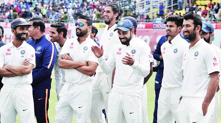 Dharamsala Test, Dharamsala IndvsAus test, Indvs Aus test series, Border-Gavaskar trophy, Indian test victory, Kohli, Virat Kohli, IndvsAus man of the series, cricket news, Dharamsala test Man of the match, Dharamsala, indian express news