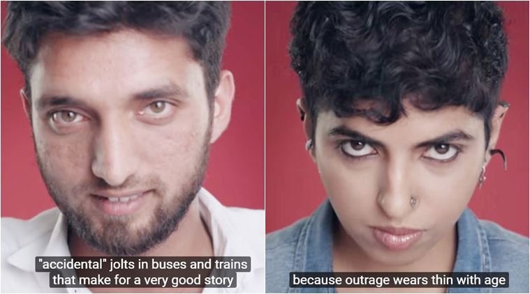 women's day, male gaze, eve teasing, cat calling, women objectification, stree, vitamin stree, viral videos, feminism in india, indian feminism, women in india, indian women, male gaze indian women, indian express, indian express news