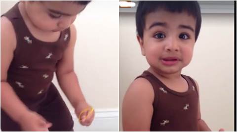 kid knows names of capital, toddler telling the names of capitals, small kid saying the names of capitals, indian express, indian express news