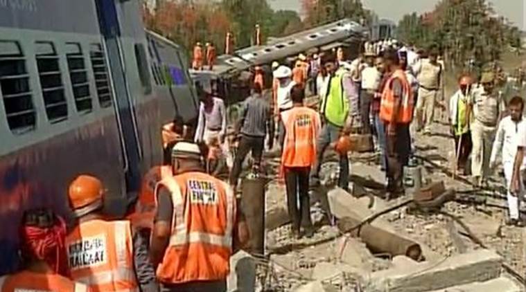 mahakaushal, mahakasuhal train derailed, mahakaushal train accident, train accident, NIA, Bhopal Ujjain train blast, GST, GST rollout, GST bills, kashmir, kashmir violence, kashmir militants, india news