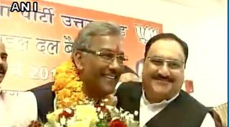 Trivendra Singh Rawat will take oath as chief minister tomorrow around 3 pm in the presence of senior party leaders Amit Shah and JP Nadda. (file photo)
