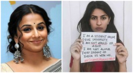 Gurmehar Kaur, Gurmehar Kaur bollywood, Gurmehar Kaur vidya balan, vidya balan Gurmehar Kaur, vidya balan supports Gurmehar Kaur, Gurmehar Kaur celebrities, Gurmehar Kaur issues, Gurmehar Kaur row, bollywood supports Gurmehar Kaur, bollywood reaction Gurmehar Kaur, vidya balan reaction Gurmehar Kaur, vidya balan news, vidya alan actor, bollywood news, entertainment updates, indian express, indian express news, indian express entertainment