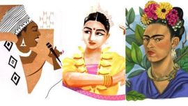 google, google doodle, doodle, womens day, international womens day, womens day doodle, Rukmini Devi Arundale, who is Rukmini Devi Arundale, google doodle today, Frida Kahlo, who is Frida Kahlo, indian express, indian express news