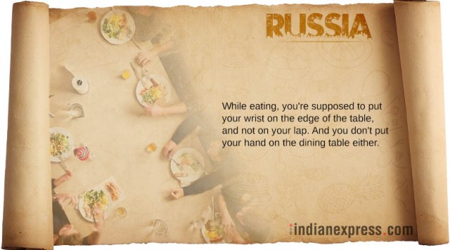 dining, dining habits around the world, dining habits in different countries. dining around the globe, dine and wine, dining etiquette, dining etiquettes around the world, dining table manners, table manners, follow the right table manners, dining etiquette japan, dining etiquette kuwait, dining etiquette nepal, dining etiquette russia, dining etiquette england, dining etiquette italy, dining etiquette saudi arabia, dining etiquette scotland, dining etiquette france, dining etiquette mexico, dining etiquette tanzania, dining etiquette portugal, food, food habits, food dine and wine, food table manners, food around the world, food habits around the world, food travel, travel food habits, travel goals, foodie, food lovers, foodgasm, food habits, lifestyle, indian express, indian express news