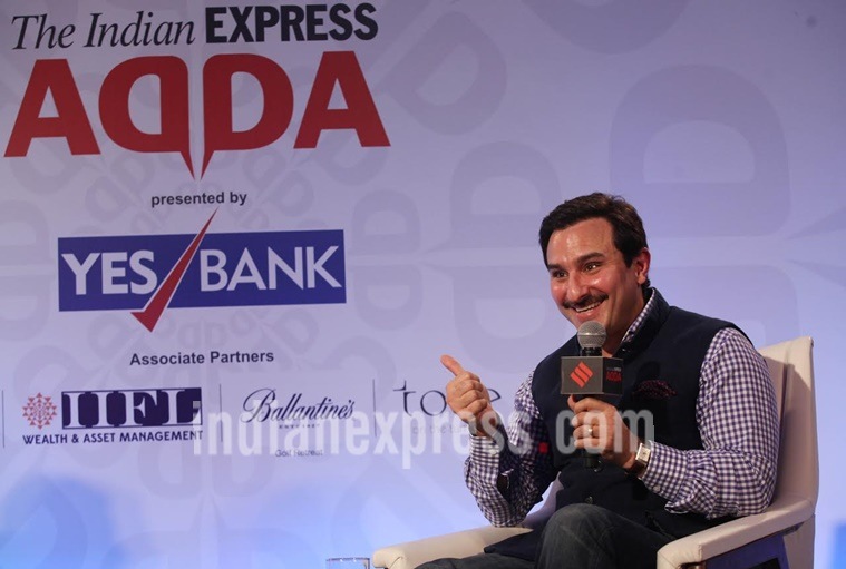saif ali khan, saif ali khan express adda, saif ali khan national award, saif ali khan akshay kumar, saif ali khan akshay kumar national award, saif ali khan nepotism, saif ali khan intolerance, saif ali khan cbfc, saif ali khan censorship, saif ali khan actor, saif ali khan news, saif ali khan at express adda, express adda saif ali khan, saif ali khan bollywood actor, saif ali khan hollywood bollywood, saif ali khan being a muslim, saif ali khan interview, saif ali khan bold statements, saif ali khan news, saif ali khan latest updates, bollywood news, entertainment updates, indian express, indian express news, indian express entertainment