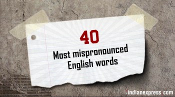 40 commonly used English words that are frequently mispronounced