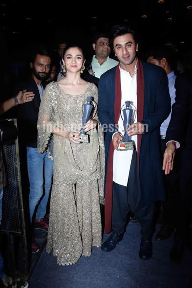 alia bhatt, ranbir kapoor, lokmat awards, sanjay dutt
