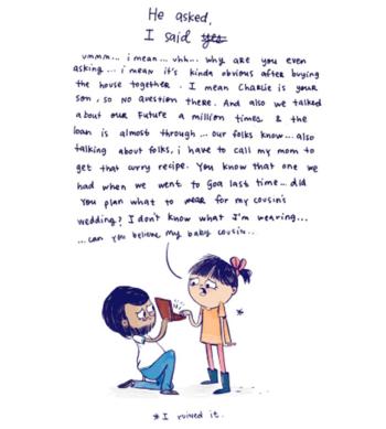 This 'least-bride-y' woman surprised husband with the most romantic cartoons for their wedding | Trending Gallery News,The Indian Express This 'least-bride-y' woman surprised husband with the most romantic cartoons for their wedding | Trending Gallery News,The Indian Express
