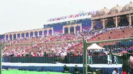 Yamuna, Yamuna floodplains, AOL event Yamuna, NGT Yamuna rehabilitation, Yamuna rehabilitation, Sri Sri AOL, Sri Sri Yamuna rehabilitation, India news, Indian Express