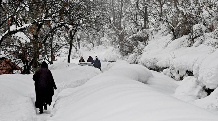 Kashmir Gets Fresh Snowfall Light Rains Dry Spell Broken In The Kashmir Gets Fresh Snowfall Light Rains Dry Spell Broken In The