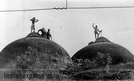 babri masjid case, l k advani, IPS officer witness against advani, indian express, india news