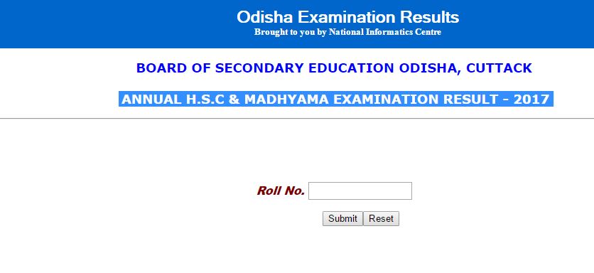 Ww bseodisha nic online in 2020 result