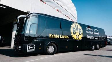 borussia dortmund, dortmund, borussia dortmund bus attack, dortmund vs monaco, dortmund bomb blast, dortmund bus, uefa champions league, ucl, football news, sports news, indian express