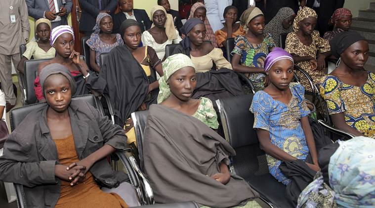 Nigeria, Chibok girls, Chibok schoolgirls, President Muhammadu Buhari, Boko Haram, World News, Latest World News, Indian Express, Indian Express News