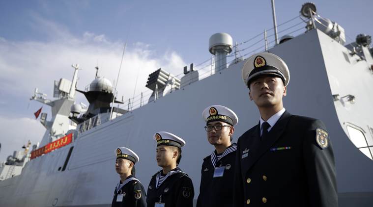 Chinese Navy, Chinese Navy vessel, Chinese navy expansion, new destroyer chinese navy, Indian ocean china, Indian express, India news