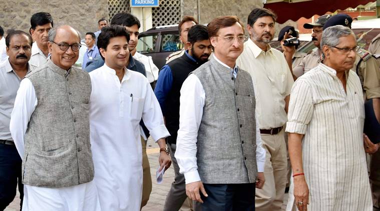 Congress, Congress EVM, EVM tampering Congress, EVM Madhya Pradesh, Congress Election Commission, Digvijay Singh EVM tampering, LK Advani EVM tampering, India news, Indian Express