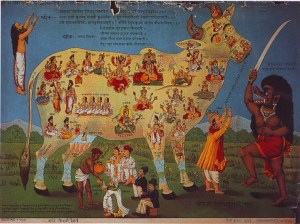 In literature and art from over 100 years ago, images of the cow as mother