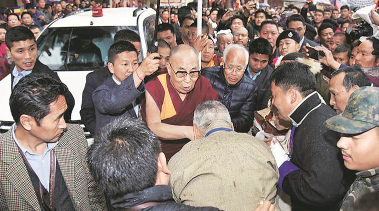 Dalai Lama, Dalai Lama China, China Dalai Lama, Dalai Lama Arunachal visit, China Arunachal, India China bilateral ties, Hua Chunying , China India ties, India news, Indian Express