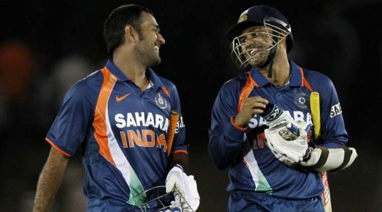 Virender Sehwag, Virender Sehwag India, India Virender Sehwag, Virender Sehwag MS Dhoni, MS Dhoni, Dhoni India, India Dhoni, sports news, sports, cricket news, Cricket, Indian Express