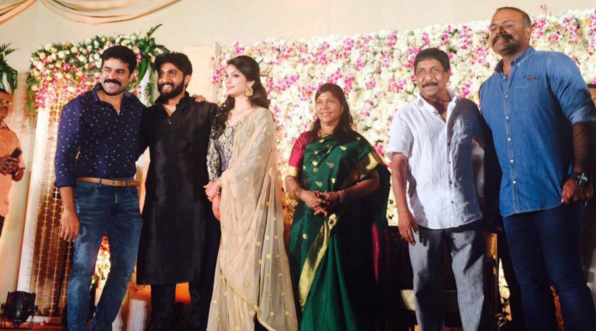 Dhyan Sreenivasan Arpita Sebastian Star Studded Wedding Reception