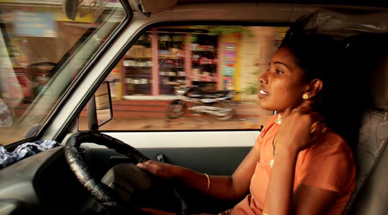 driving with selvi, driving with selvi elisa paloschi, driving with selvi elisa paloschi interview, child marriage interview, child marriage driving with selvi nterview, driving with selvi first south indian woman cab driver india, indian express, indian express news, habitat indian film festival