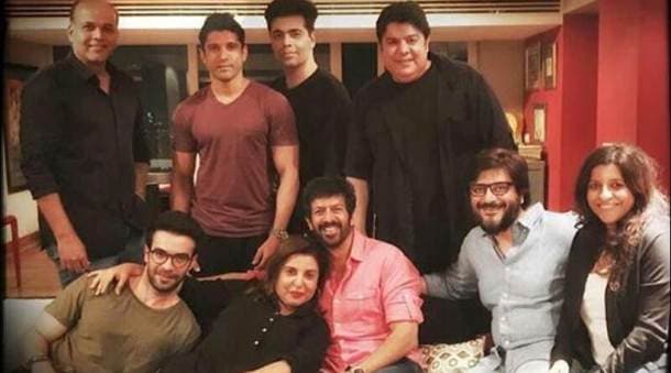 Farah Khan Parties With Karan Johar Farhan Akhtar And 9 Other